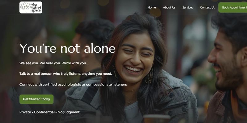 Home page of The Satori Space website